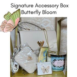 NWT‎ Valentino Orlandi Bag 🦋 Butterfly Bloom 🦋 Accessory Bundle